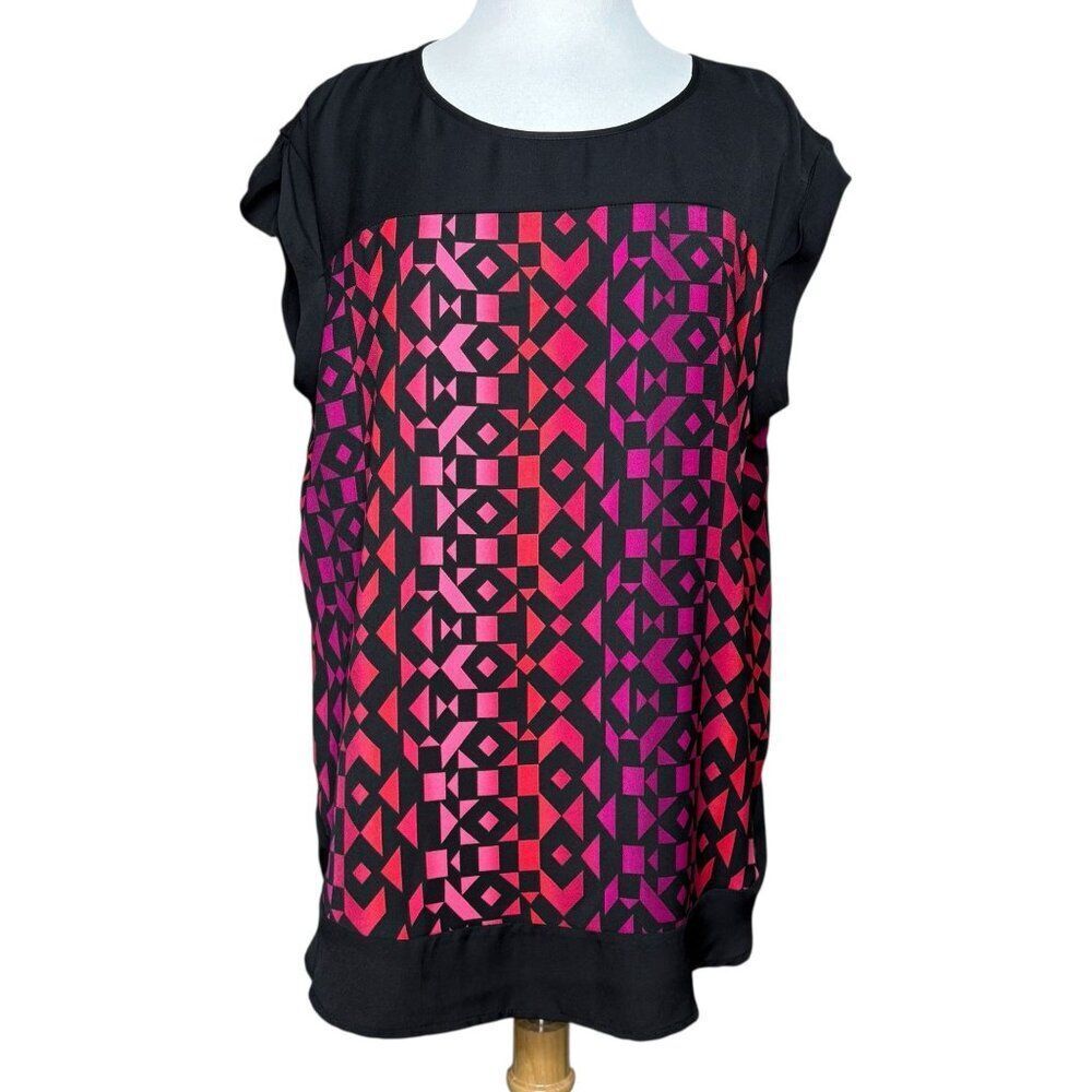 Worthington Polyester Blouse Size XL Bright Color
